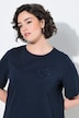 T-shirt, applicatie, klassiek, ronde hals, korte mouw