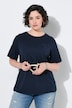 T-shirt, applicatie, klassiek, ronde hals, korte mouw