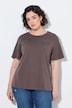 T-shirt, applicatie, klassiek, ronde hals, korte mouw