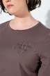 T-shirt, applicatie, klassiek, ronde hals, korte mouw