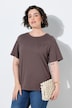 T-shirt, applicatie, klassiek, ronde hals, korte mouw
