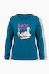 Loungewear-Sweater, Book Lover, Rundhals, Langarm