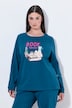 Loungewear-Sweater, Book Lover, Rundhals, Langarm