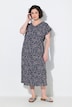 Polka Dot Gathered Shoulders Dress
