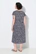 Polka Dot Gathered Shoulders Dress