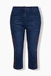 Capri-jeans, stretchdenim, zoomsplitten