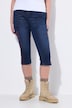 Capri-jeans, stretchdenim, zoomsplitten