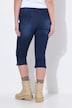 Capri-jeans, stretchdenim, zoomsplitten