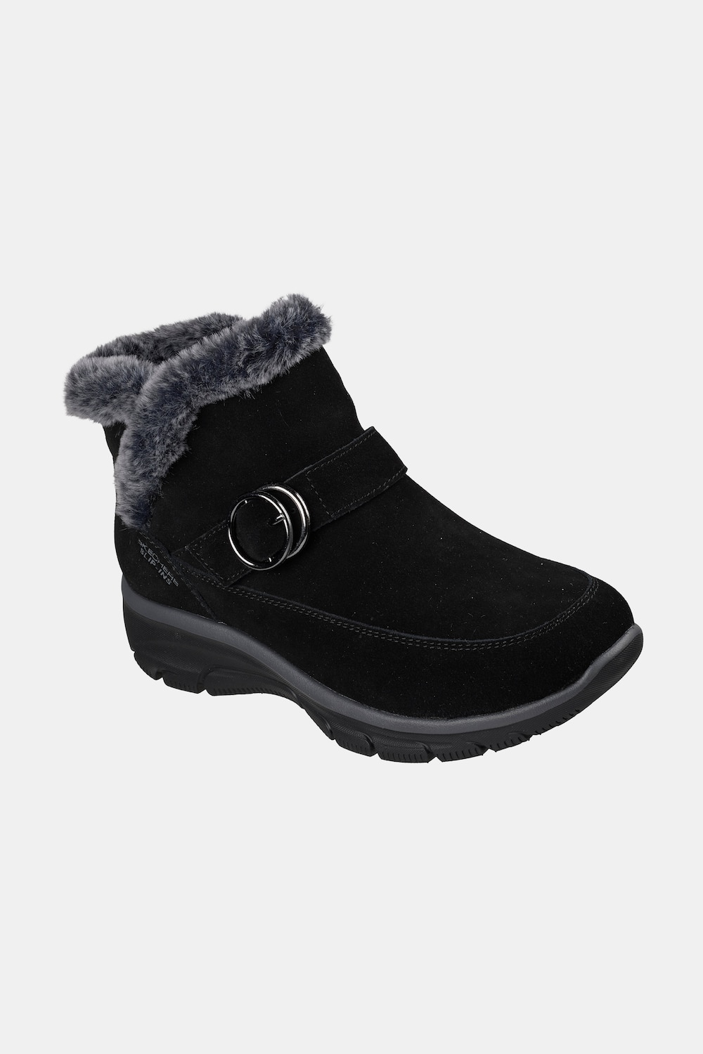 Skechers Slip-In-Leder-Boots, Memory Foam, Weite G