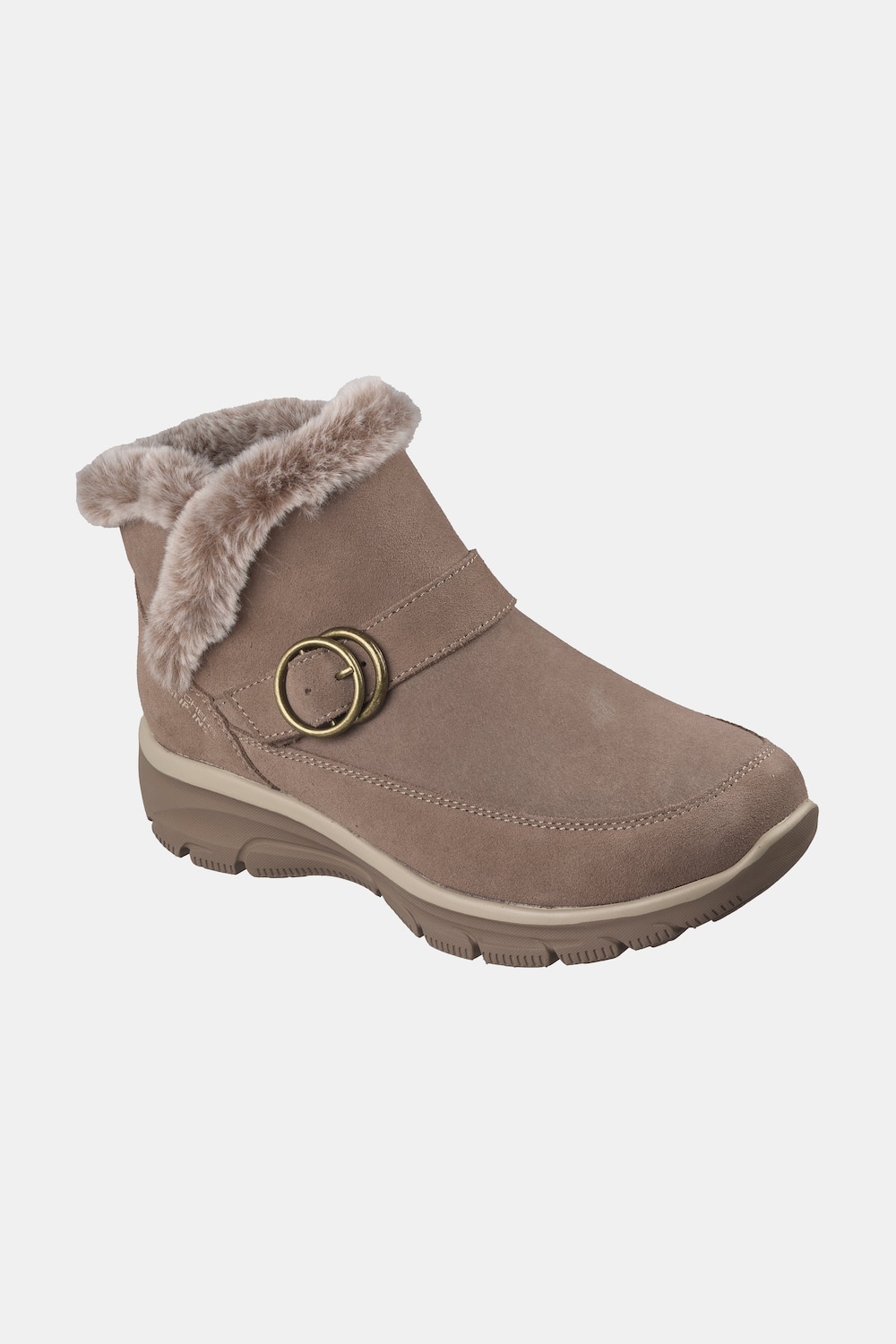 Skechers Slip-In-Leder-Boots, Memory Foam, Weite G