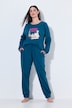 Loungewear-Hose, Book Lover, Elastikbund, weites Bein