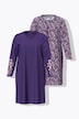 Bigshirts, 2er-Pack, Paisley, Rundhalsausschnitt