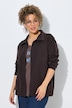 Sweatjacke, Sterne, Troyerkragen, Langarm, elastischer Saum