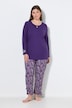 Pyjama, Paisleymuster, Rundhals, Langarm