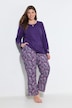 Pyjama, Paisleymuster, Rundhals, Langarm