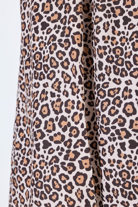 Kleid, A-Linie, Spaghettiträger, Animal-Muster