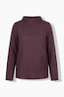 Sweatshirt, Nadelstreifen, Stehkragen, Langarm