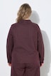 Sweatshirt, Nadelstreifen, Stehkragen, Langarm