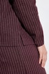 Sweatshirt, Nadelstreifen, Stehkragen, Langarm