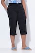 Culotte, weites, gerades Bein, Elastikbund