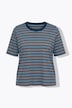 T-Shirt, Ringel, Classic, Rundhals, Halbarm