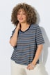 T-Shirt, Ringel, Classic, Rundhals, Halbarm