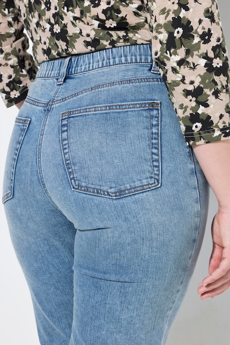 Mom-Jeans, Stretchdenim, 5-Pocket-Style, Komfortbund