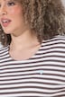 T-Shirt, Ringel, Oversized, Rundhals, Halbarm