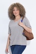 T-Shirt, Ringel, Oversized, Rundhals, Halbarm