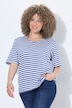 T-Shirt, Ringel, Oversized, Rundhals, Halbarm