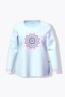 Pyjama, Schneeflocken-Mandala, Herzausschnitt, Langarm