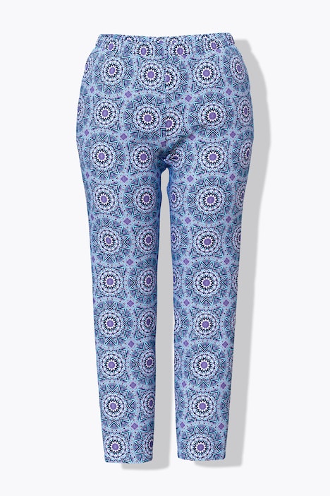 Pyjama, Schneeflocken-Mandala, Herzausschnitt, Langarm