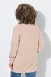 Strickjacke, Rippstrick, offene Form, Langarm