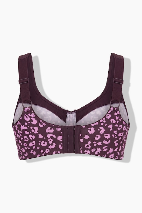 Soutien-gorge de maintien, motif léopard, sans armatures – bonnets C-H