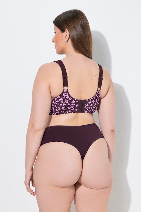 Soutien-gorge de maintien, motif léopard, sans armatures – bonnets C-H