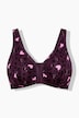 Bustier, Leomuster/Herzen, Vorderverschluss