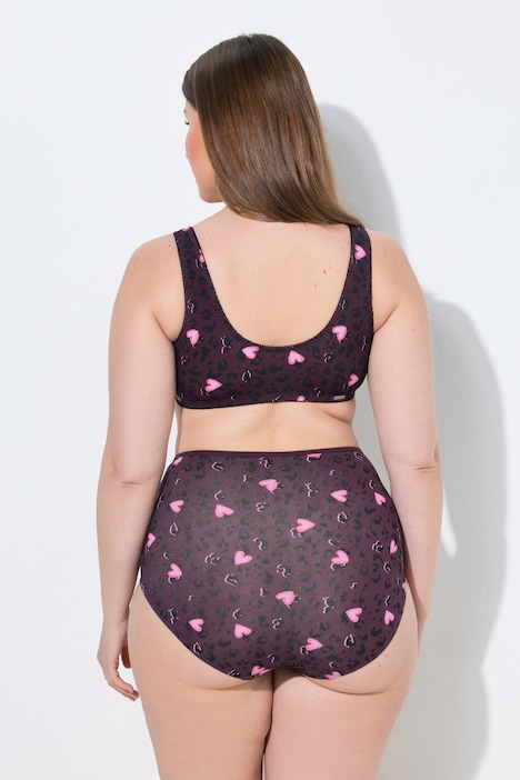 Bustier, Leomuster/Herzen, Vorderverschluss
