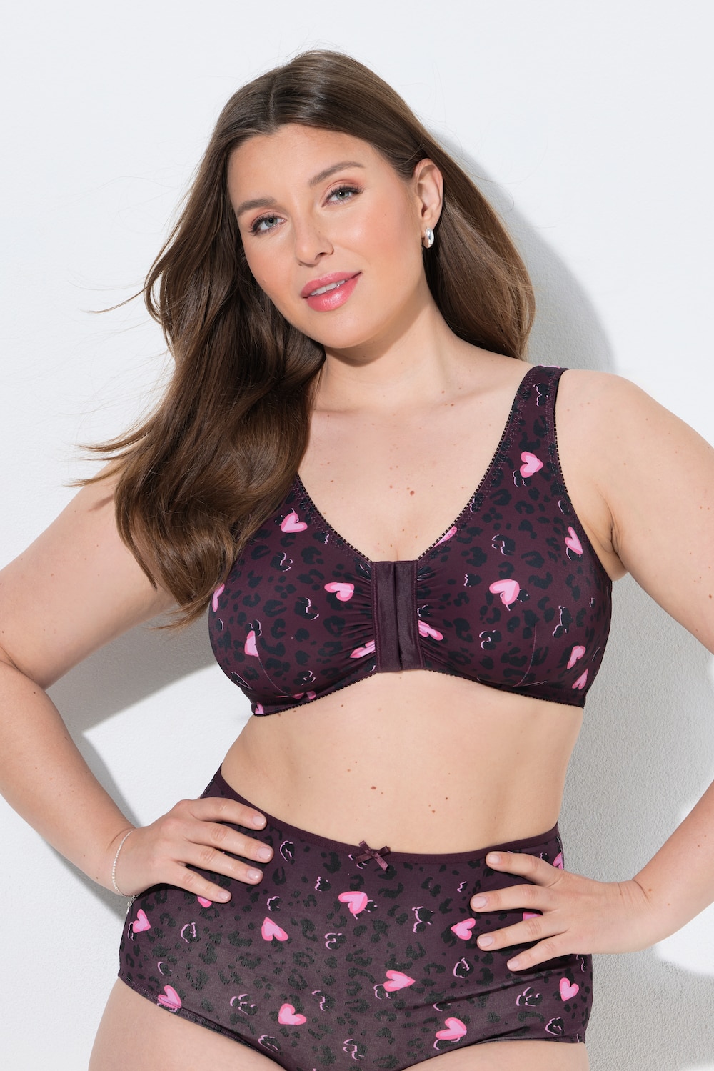 Bustier, Leomuster/Herzen, Vorderverschluss