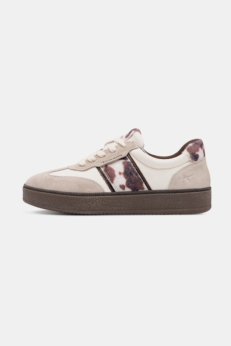 Leder-Sneaker, Tamaris Comfort, Wechselfußbett, Wide Fit