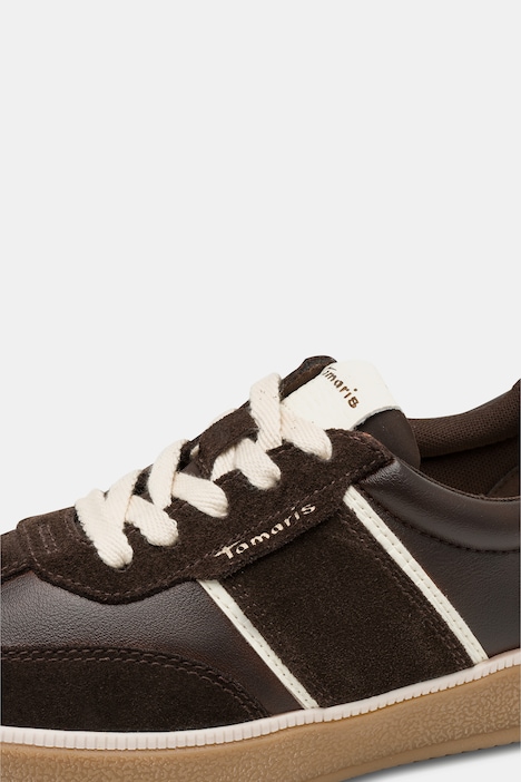 Leder-Sneaker, Tamaris Comfort, Wechselfußbett, Wide Fit