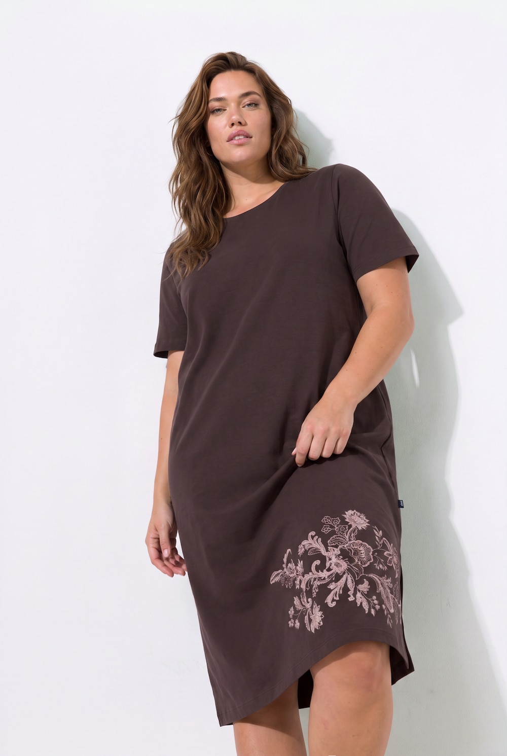 Bigshirts, 2-pak med rund hals og korte ærmer