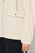 Cordjacke, A-Linie, Kapuze, langarm, elastischer Saum