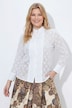 Bluse, Spitze, Stehkragen, Langarm