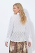Bluse, Spitze, Stehkragen, Langarm