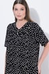 T-shirt i A-linje med fold og V-hals