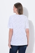 T-shirt i A-linje med fold og V-hals