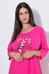 Weihnachts-Bigshirt, Zuckerstange, Rundhals, 3/4-Arm
