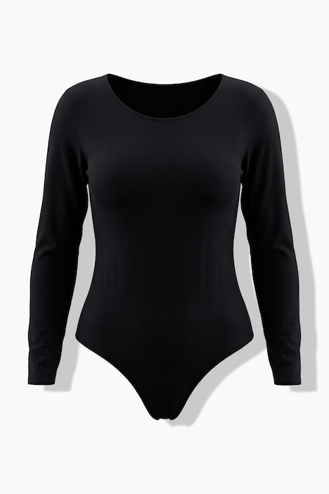 Body, Slim, Rundhalsausschnitt, Druckknöpfe, Langarm
