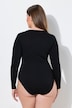 Body, Slim, Rundhalsausschnitt, Druckknöpfe, Langarm