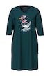 Bigshirt, Ski-Enten, V-Ausschnitt, 3/4-Arm